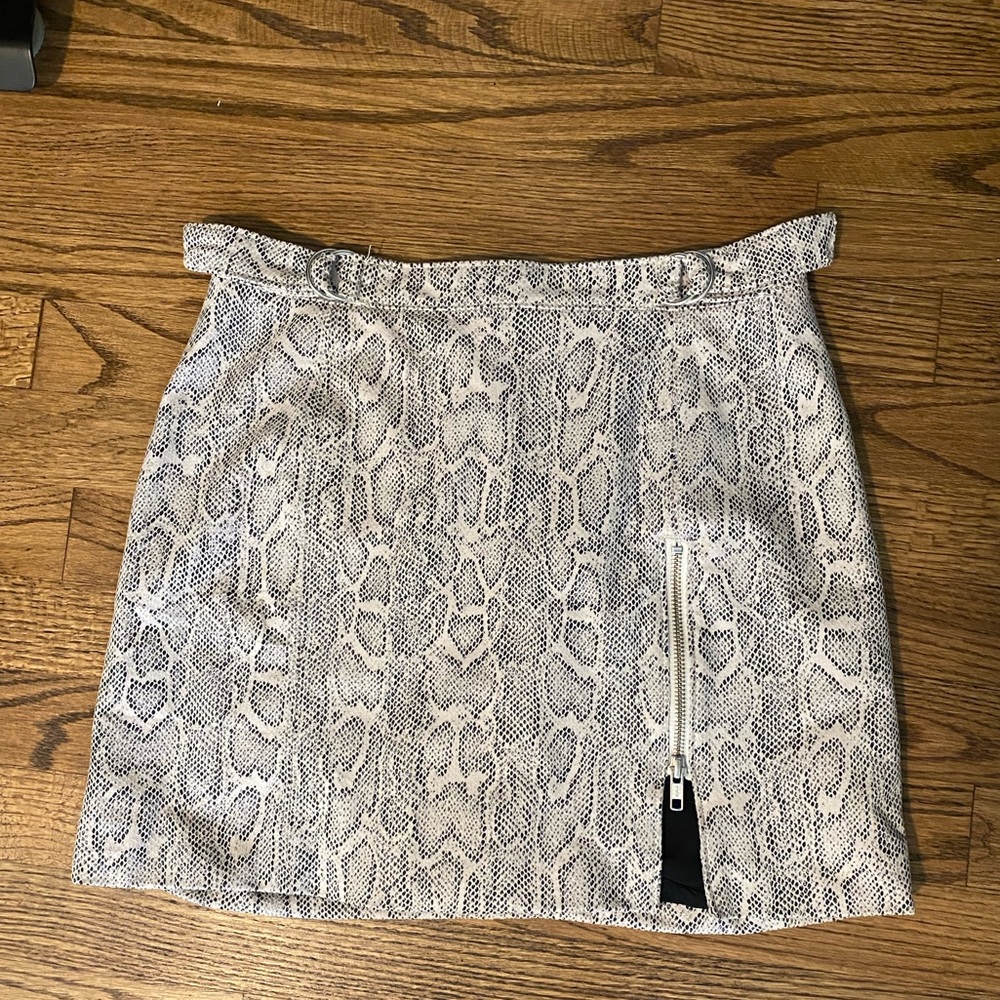 Free People Snake Skin Skirt